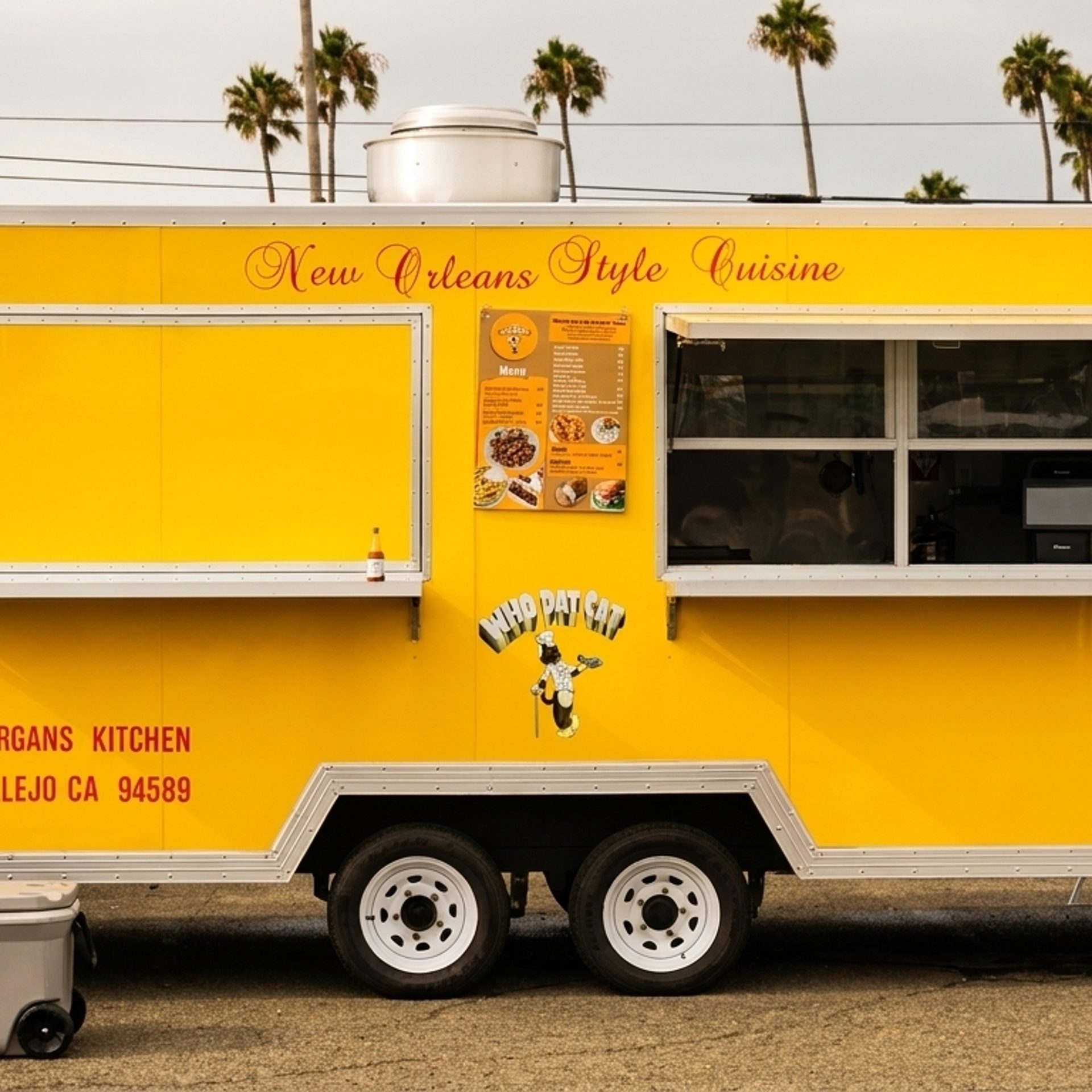 The Yellow Truck on San Pablo